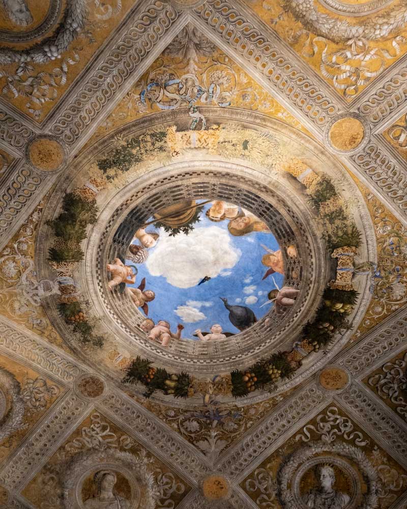Camera degli Sposi Castello di San Giorgio at Ducale Palace