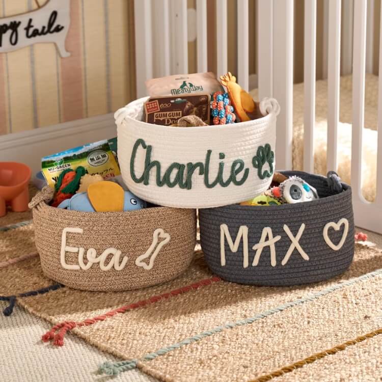 Personalized Toy Basket