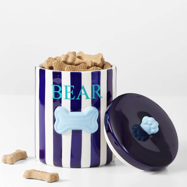 Ceramic Dog Treat Jar