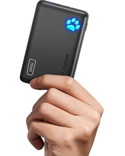 INIU 10000mAh 45W Power Bank with USB-C Cable