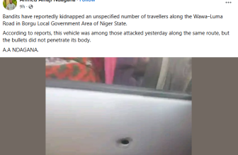 Terrorists kidnap travellers in Niger State