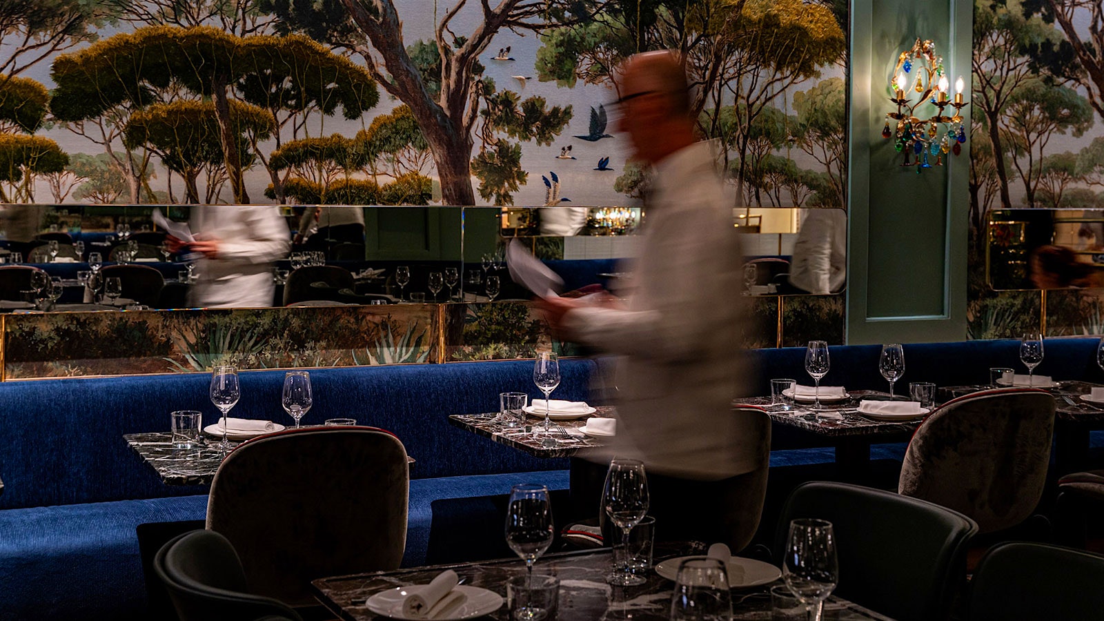  The dining room of Ilili in Midtown New York City