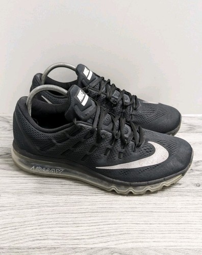 Nike Air Max 2016 Black Trainers Size UK 9
