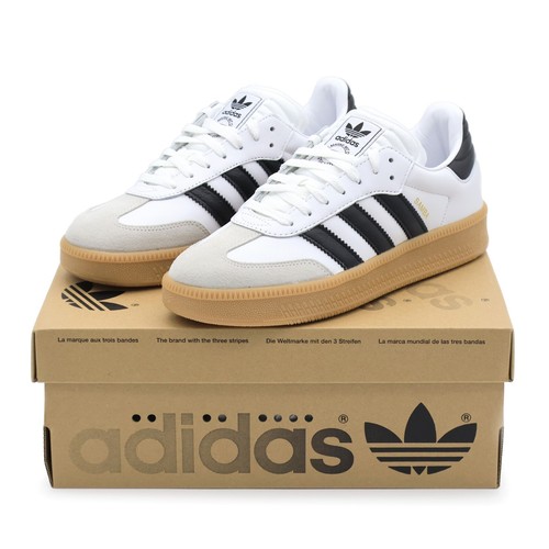 IE1377 adidas Originals Samba XLG White Core Black Gum Brown Grey (Men’s)