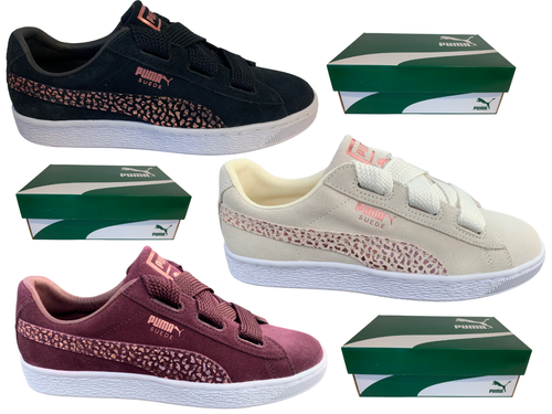 Puma Suede Trainers ZV/366542 3 Colours Juniors / Womens UK 3 – 6 CLEARANCE