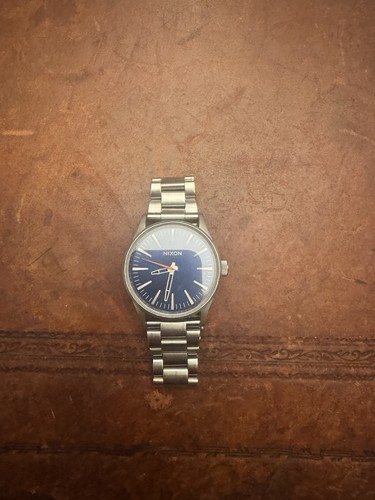 Nixon Sentry 38 SS Wristwatch Size Matters 100m Stainless Steel Classy Timepiece