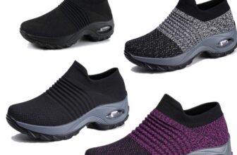 Womens Slip on Trainers Orthopedic Shoes Air Cushion Casual Ladies Running Sport