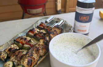Greek Chicken Kabobs (Chicken Souvlaki) + Tzatziki Recipe