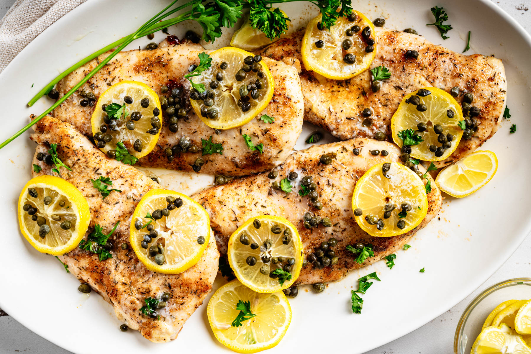 Easy One-Pan Baked Chicken Piccata