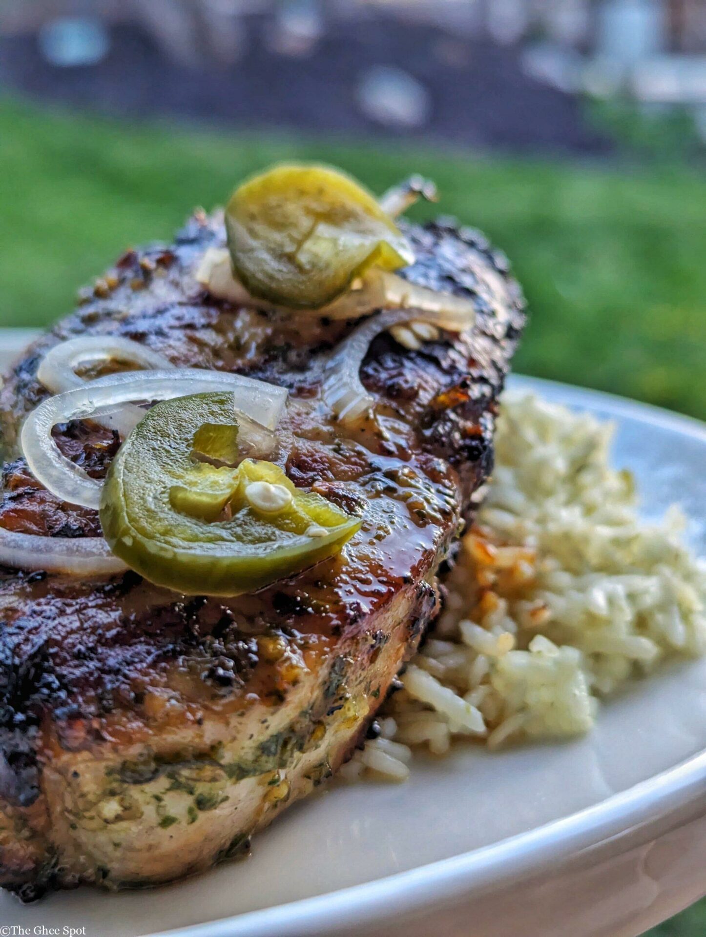 Grilled Jalapeño Pork Chops – The Ghee Spot