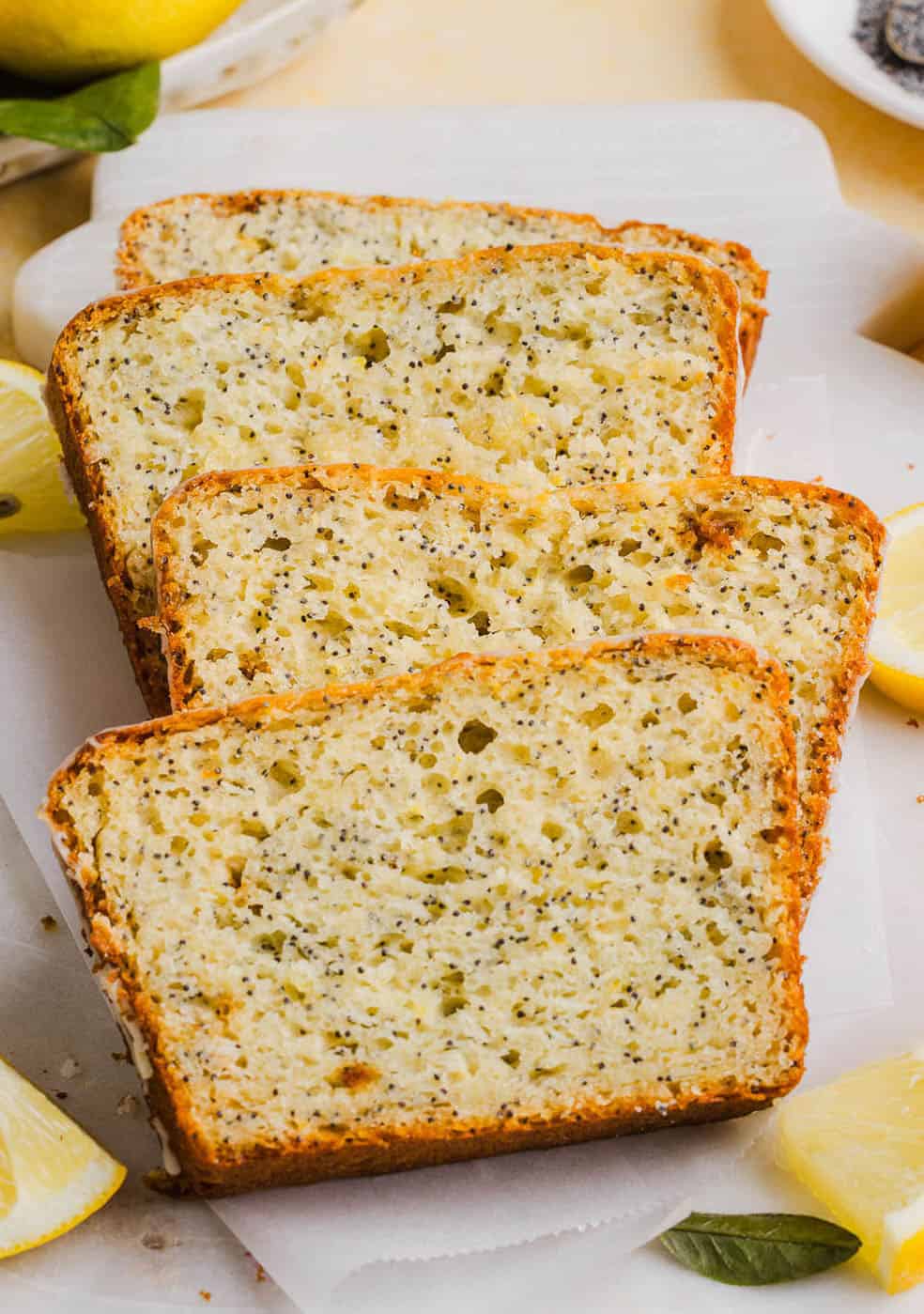 Healthy Lemon Poppy Seed Bread