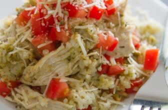 Pesto Chicken and Rice Casserole