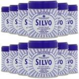 Sale 12 x Silvo Tarnish Guard Metal Polish Wadding Silver Gold Aluminium Chrome 75g