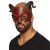 Halloween Masquerade Devil Lucifer Satan Demon Half Face Mask Fancy Dress