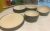 Denby Cook and dine (black)- 3 dinner plates  £25 5 breakfast plates 9 1/4″ £29