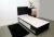 3ft Single Divan Bed Base in Black Colour+Sliding Doors+Headboard