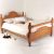 Classic Solid Pine Bed Frame 4FT6 Double with Rail End