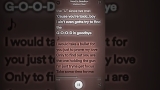 Good In Goodbye – Madison Beer #lyrics #spotify #fyp #tiktoksong #trending #madisonbeer #subscribe ♡