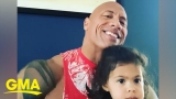 Dwayne Johnson reveals this is the 937th time he’s sung ‘You’re Welcome’ to daughter l GMA Digital