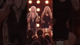 Miley Cyrus and Dolly performing I love rock and roll 2023