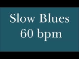 [Drum Loop for Practice] Slow Blues 60 Bpm