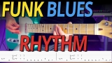 Funk Blues Rhythm – Guitar Lesson with TABS // WBR 48 & WBR 73