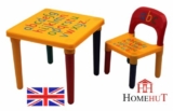 Kids Table and Chair Set  ABC Alphabet Childrens  – Toddlers Childs – Gift