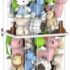 Nandae Stuffed Animal Storage Wall Mounted Kids Toy Storage Organizer Kids Room