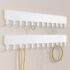 2 Layer Jewelry Box, Lockable Organizer Holder, Display Storage Case with Lock U