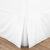 Easy Care White Base Valance Sheet Cotton Percale Single Double King Super Sizes