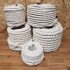Grey Garden Cushion Garden Furniture Cushions Replacement Rattan CHECK SIZES