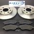 2x BRAKE DISC 24.0128-0270.1 FOR JEEP CHEROKEE EKG 3.7L 6cyl CHEROKEE ENS 2.8L