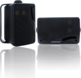 2X Outdoor Speakers Wired Waterproof 3.5″ 3 Way 200W Marine Wall Mount Speakers