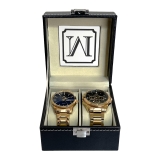 Personalised Mens PU Leather Watch Box Dad Son Birthday Husband Fathers Day Gift
