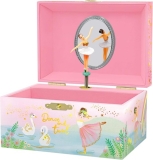 Musical Ballerina Jewellery Box for Girls – Kids Music Box with Spinning Ballet
