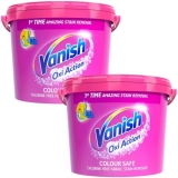 Sale 2 x Vanish Oxi Action Fabric Stain Remover Chlorine-Free 2.4kg – Total 4.8kg