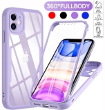 Sale 360 Full Body Case For iPhone 16 15 14 13 12 11 Pro Max Mini XR Max 7 8 Plus SE