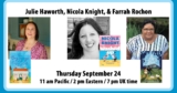 The Romance Panel with Julie Haworth, Nicola Knight, and Farrah Rochon at Bark! Fest