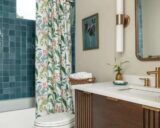 BEFORE AND AFTER – Upstairs Gameroom and Bathroom — DESIGNED
