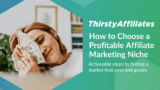 How to Choose a Profitable Affiliate Marketing Niche