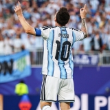 Messi Unveils Special Argentina Jersey Ahead of Final International Appearance »