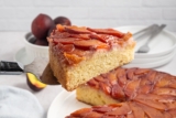 Easy Peach Upside Down Cake with Fresh Peaches