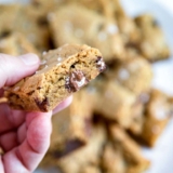 Chocolate Chip Tahini Blondies | Kevin Is Cooking