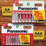 Sale AA AAA NEW PANASONIC GENUINE INDUSTRIAL CARBON ZINC BATTERIES R6 LR3 LONG EXPIRY