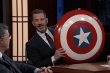 Colbert Gave His Captain America Shield to Kimmel