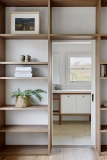 Built-In Bookcase Around Door Ideas