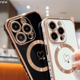 Sale Cute Love Shockproof Magnetic Case for iPhone 16 15 14 13 12 11 Pro Max Plus