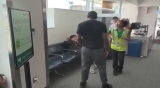 Man punches passenger at Denver airport after slur