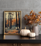 Forest Ghosts Printable Art | Centsational Style