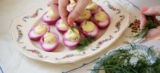 Beet Pickled Deviled Eggs – Simple Bites